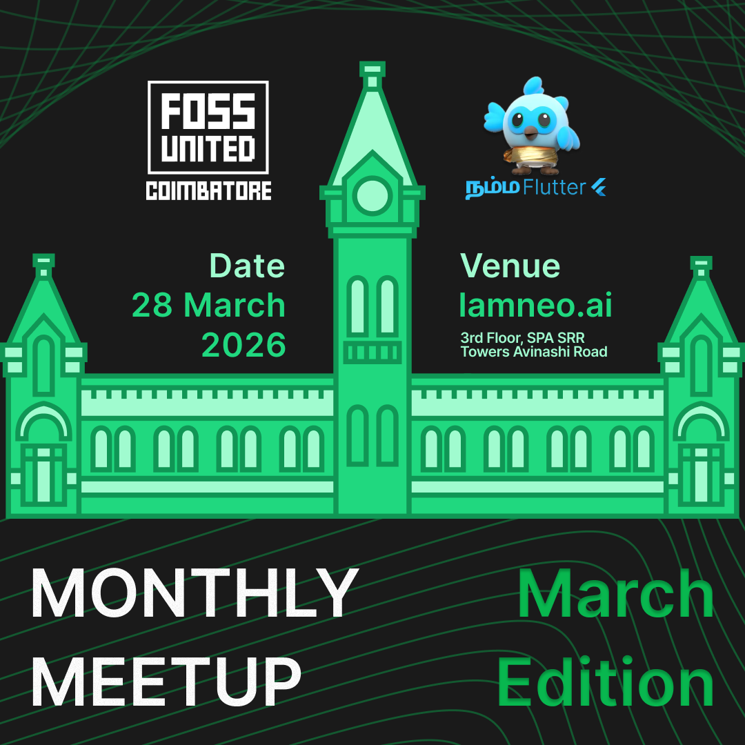 FOSS United Coimbatore x Namma Flutter